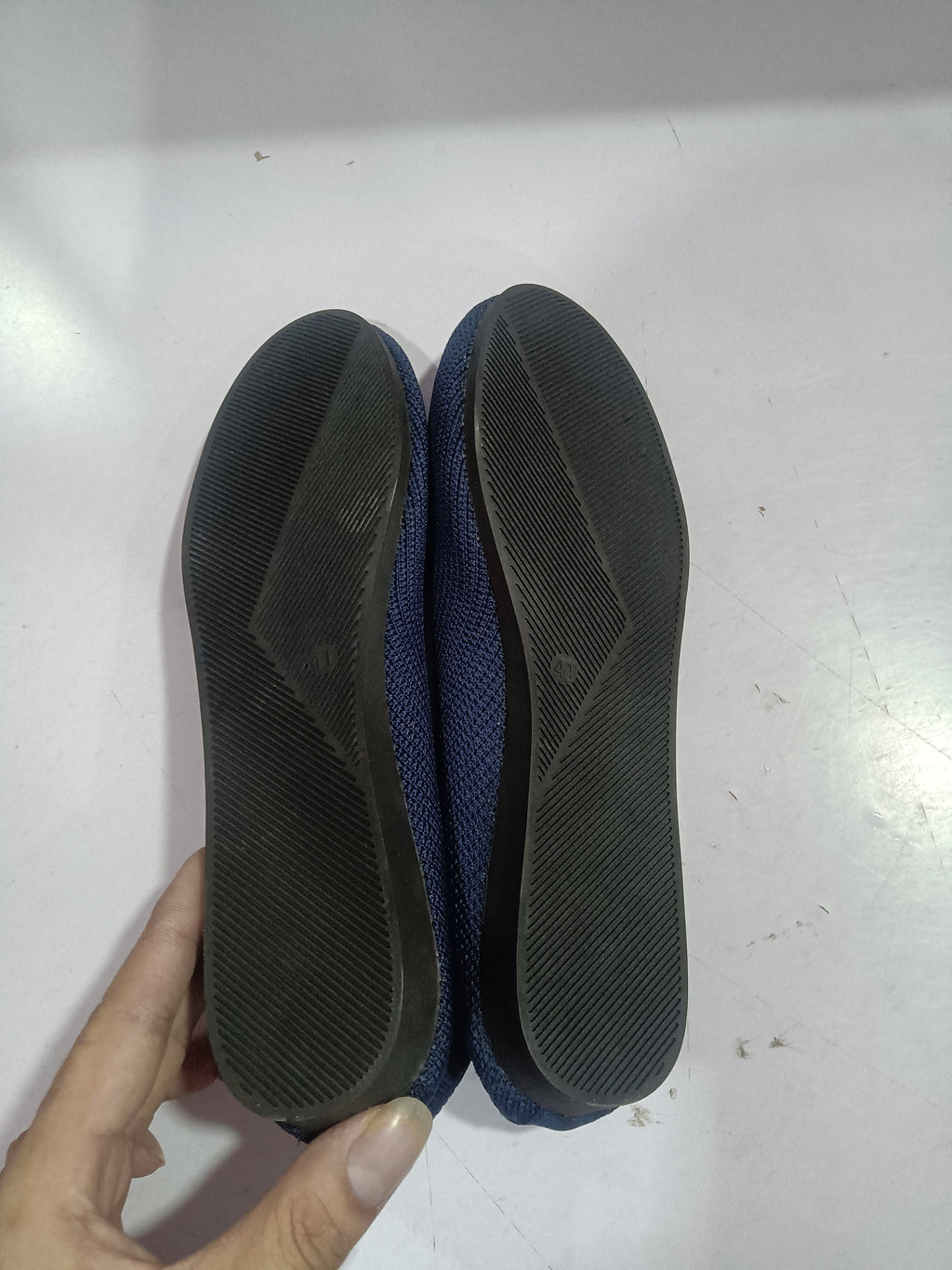 Round Toe Flats Shoes Casual Comfortable Soft Slip On Knit Mesh Shoes For Women See size chart under “more details”