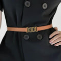 ElegantStyle Alloy Buckle PU Belt – Chic and Versatile Accessory See size chart under “more details”