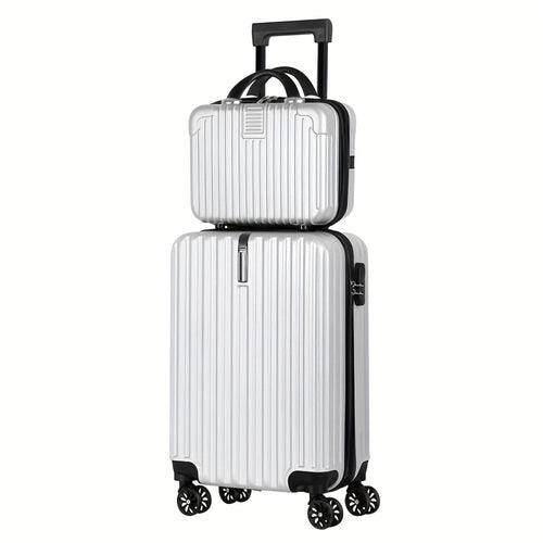 2-Piece Spinner Luggage Set – 20” Carry-On & 14” Crossbody Handbag