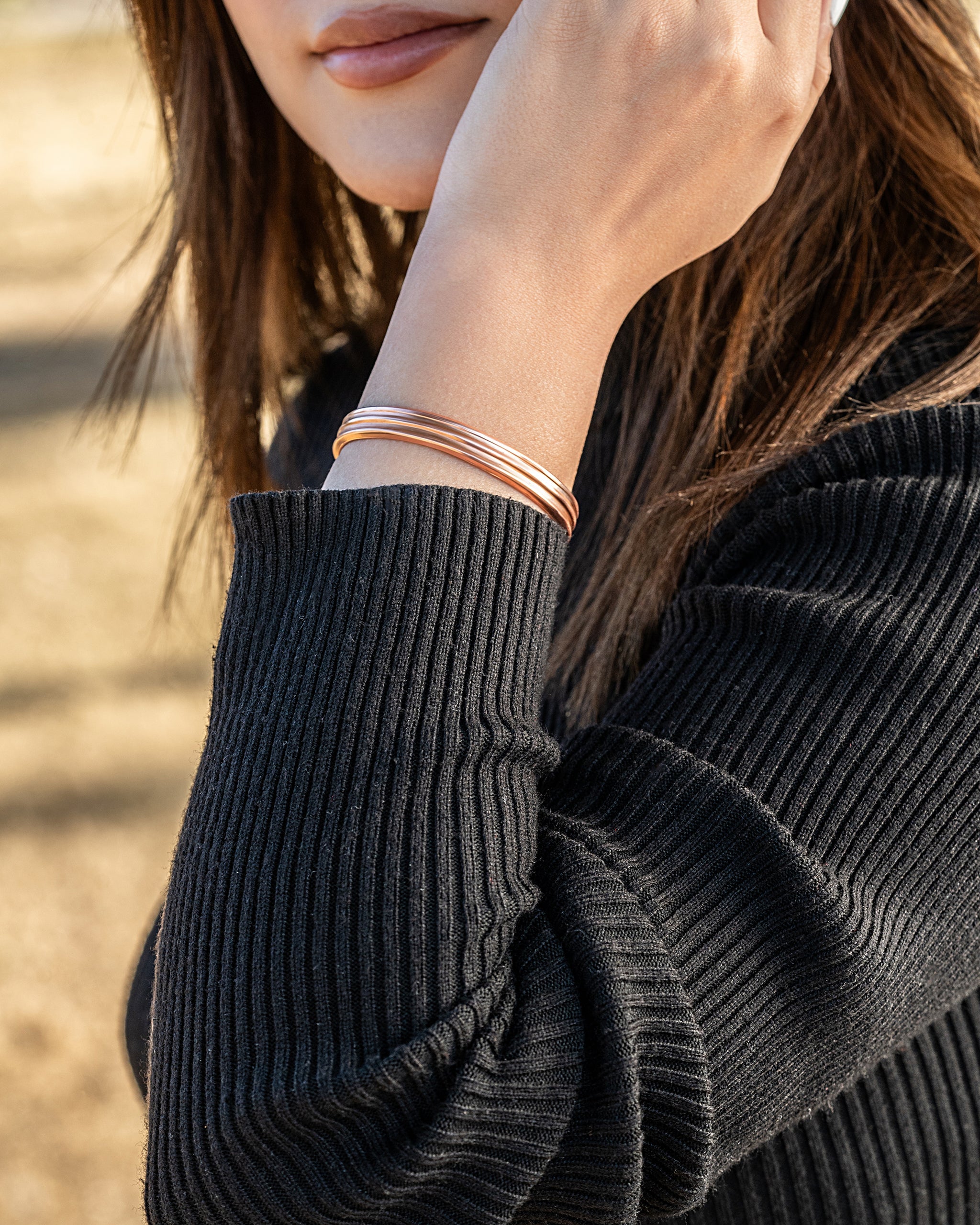 Pure Copper Cuff Bracelet – Tier